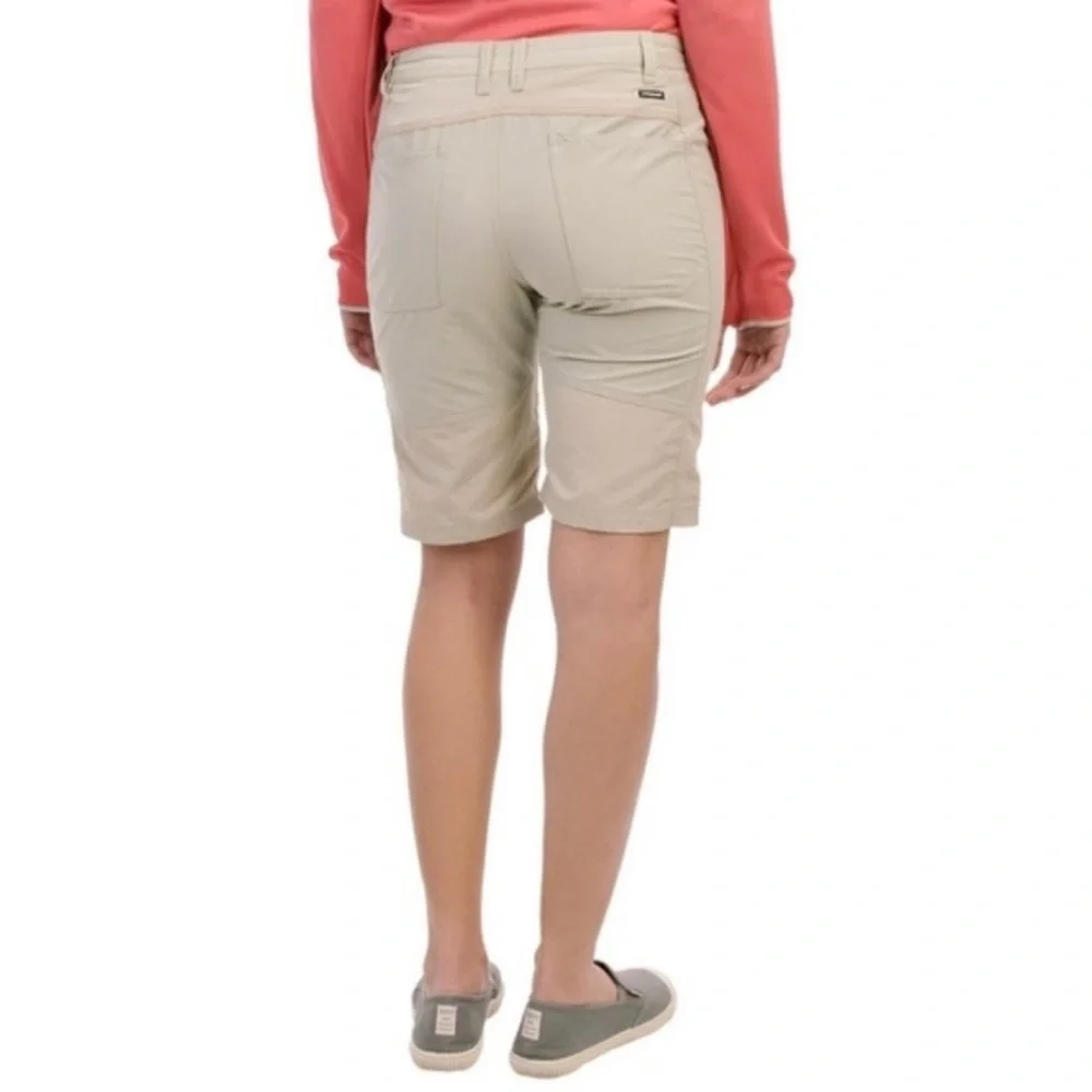 Patagonia Away From Home Hiking Tan Khaki Nylon Bermuda 9” Shorts 14